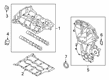 Diagram for 2022 Ford Escape Timing Cover Gasket - HX7Z-8507-A