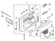 Diagram for Ford Bronco Door Seal - M2DZ-9821456-B