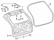 Diagram for Ford Liftgate Hinge - LJ6Z-7842900-A