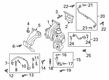 Diagram for 2022 Ford Escape Radiator Hose - K2GZ-8K153-C