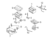 Diagram for 2023 Ford E-350/E-350 Super Duty Battery Tray - 3C2Z-10732-A