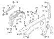 Diagram for Ford SSV Plug-In Hybrid Wheelhouse - HS7Z-16103-F