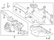 Diagram for Ford Mustang Wiper Switch - PR3Z-17A553-AA