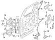 Diagram for 2023 Ford F-250 Super Duty Door Handle - ML3Z-1822601-AD