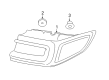Diagram for Lincoln Continental Tail Light - GD9Z-13405-J