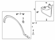 Diagram for 2020 Ford Escape Mud Flaps - LJ6Z-16A550-AA