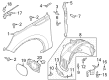 Diagram for 2023 Ford Police Interceptor Utility Wheelhouse - LB5Z-16G554-A
