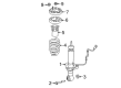 Diagram for 2022 Lincoln Navigator Shock Absorber - JL1Z-18125-AA