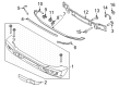 Diagram for Ford Bronco Bumper - M2DZ-17D957-AA