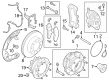 Diagram for Ford F-350 Super Duty Brake Dust Shields - PC3Z-2K004-B