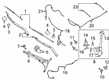Diagram for Lincoln Nautilus Windshield Washer Nozzle - FA1Z-17603-C