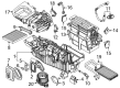 Diagram for Ford Police Interceptor Utility Heater Core - DB5Z-19850-F