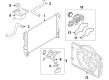 Diagram for Ford Police Interceptor Sedan Engine Cooling Fan - DG1Z-8C607-K