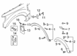 Diagram for Ford Mud Flaps - HC3Z-16A550-AC