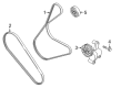Diagram for Ford V-Belt - CV6Z-8620-E