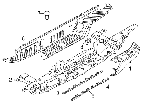 N1WZ-17C756-A Ford Retainer