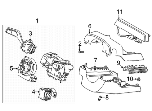 LB5Z-13341-CA Ford Switch Assembly