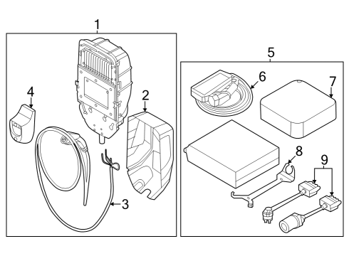 LJ9Z-10C823-K Ford CONNECTED CHARGE STATION