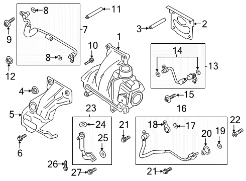 MB3Z-9G488-B Ford Mounting Assembly