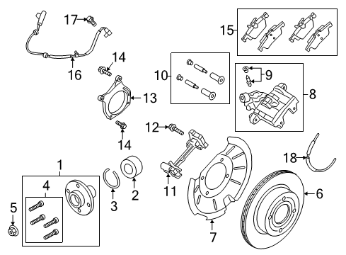 GN1Z-2282-L Ford Hose Assembly Brake