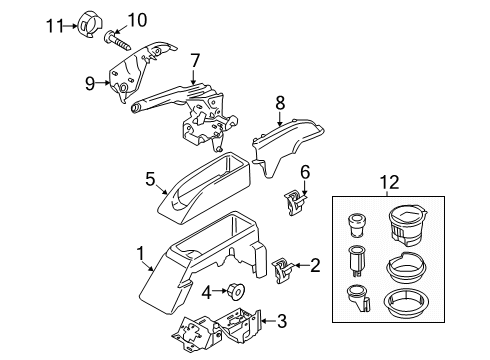 MK3Z-2A635-P Ford Parking Brake Cable Assembly
