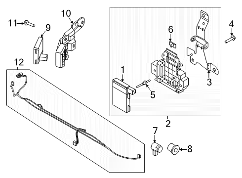 SL3Z-14G647-C Ford Advanced Driver Control Assembly