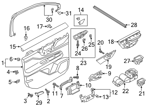 LU5Z-14C708-SF Ford Control Unit