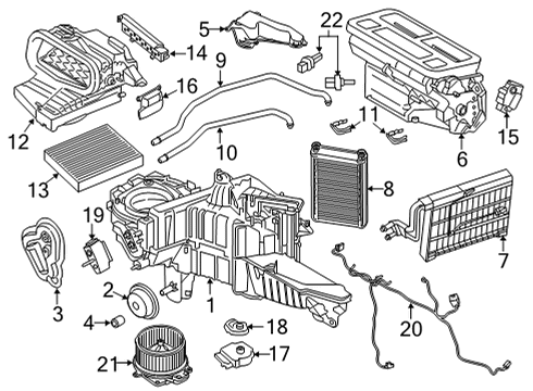 NL3Z-19949-B Ford Air Conditioner Wire Assembly