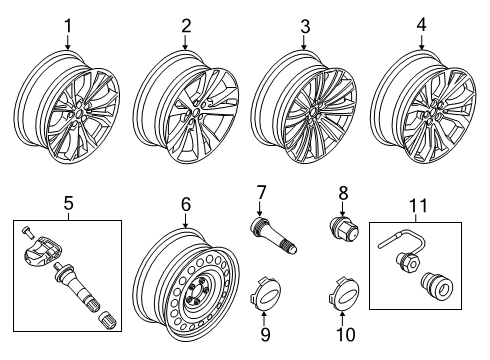 RB5Z-1007-C Ford Wheel Assembly