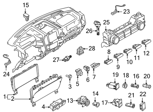 ML3Z-2455-F Ford PEDAL ASY - BRAKE