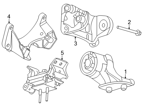 MB3Z-7000-N Ford Automatic Transmission Assembly