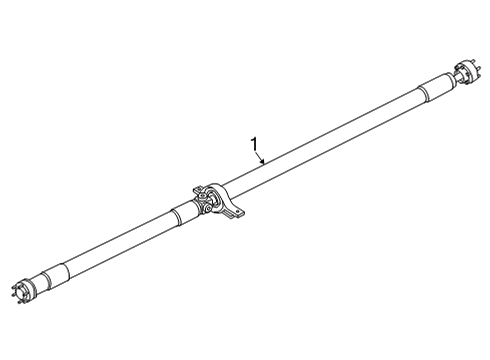 PZ6Z-4R602-A Ford Drive Shaft Assembly