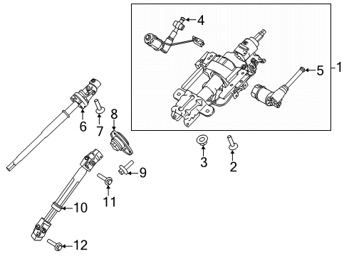 RL3Z-7210-AA Ford Gear Shift Lever