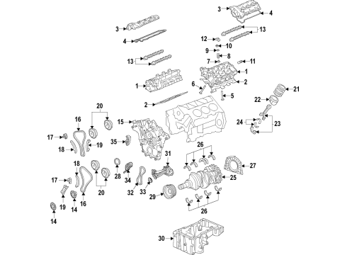 JT4Z-6148-C Ford Piston Ring Kit