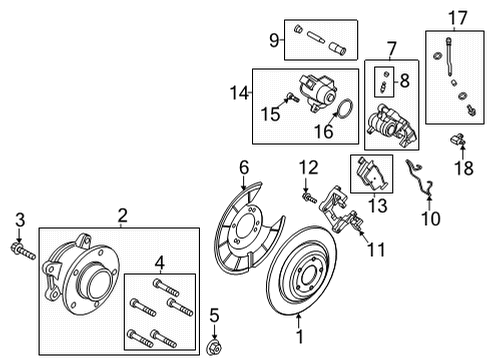 JX6Z-2200-F Ford Brake Pad