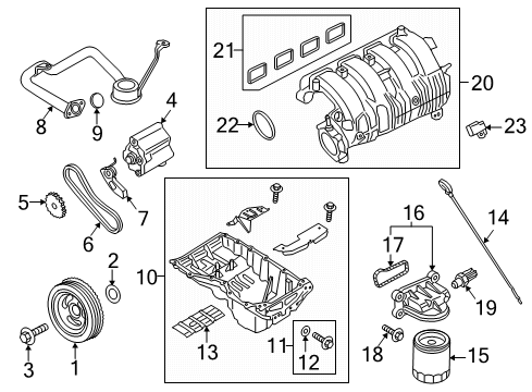 HU5Z-9155-B Ford Fuel Filter Assembly