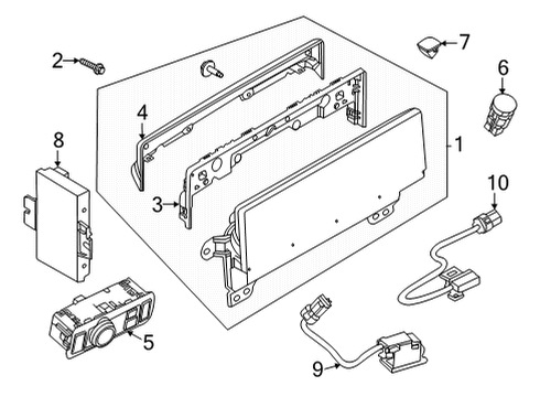 Ford LJ8Z-14A411-C Jumper Wiring LJ8Z-14A411-C Ford Jumper Wiring