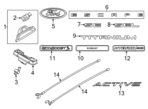 LJ6Z-8213-E Ford Decal