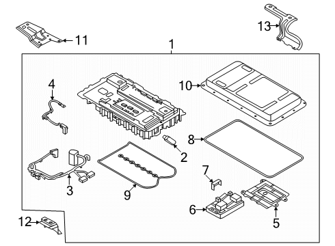 PZ1Z-14290-GJ Ford Wire Battery Electric Vehicle