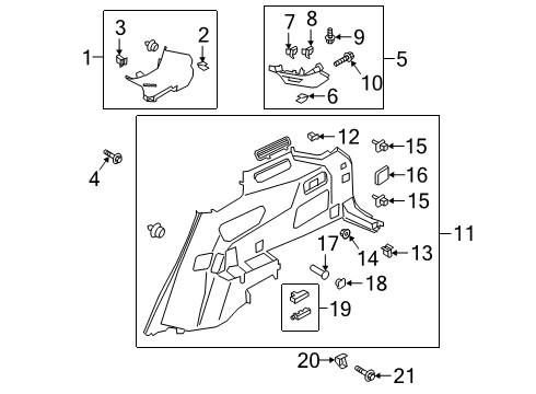 LB5Z-78102B52-BA Ford Hook Tie Down