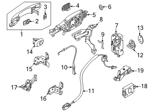 N1WZ-15500-B Ford Lamp Assembly