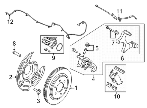 KL3Z-2B712-A Ford MOTOR - ELECTRIC PARKING BRAKE