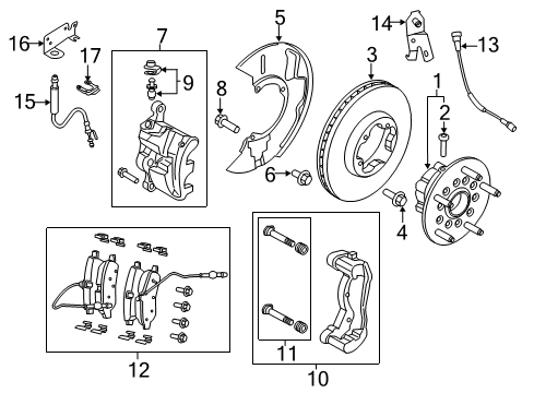 CK4Z-1215-E Ford Wheel Bearing Repair Kit