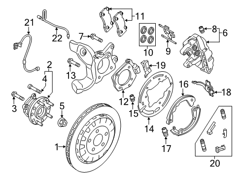 Ford KR3Z-2D366-A CALIPER - ELECTRIC PARKING BRA KR3Z-2D366-A Ford CALIPER - ELECTRIC PARKING BRA