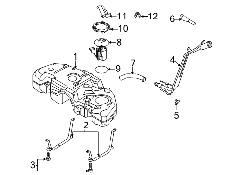 LX6Z-9L291-AA Ford Fuel Tube Assembly