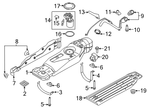 JT4Z-9350-B Ford Fuel Pump Assembly