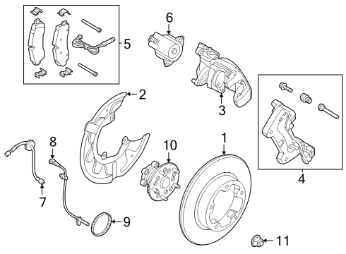 NK4Z-2200-F Ford Brake Lining Kit