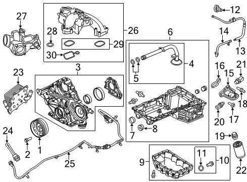 LC3Z-9E926-A Ford Throttle Body And Motor Assembly