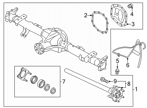 MB3Z-1225-A Ford BEARING ASY - BALL
