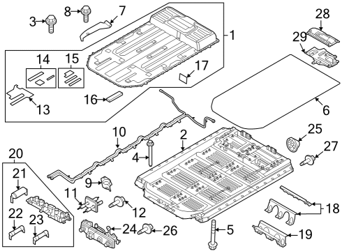 2023 Ford Mustang Mach-E Connector Diagram for LK9Z-10C666-C